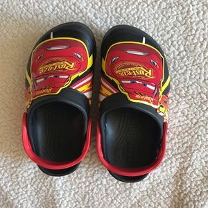 Crocs lightning McQueen lights clog